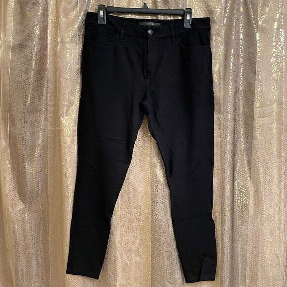 Joe’s Jeans Jet Black The Icon Mid Rise Skinny Ankle Pants, Size 31 - Picture 1 of 10